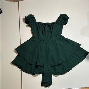 Elegant Green Kids Dress
